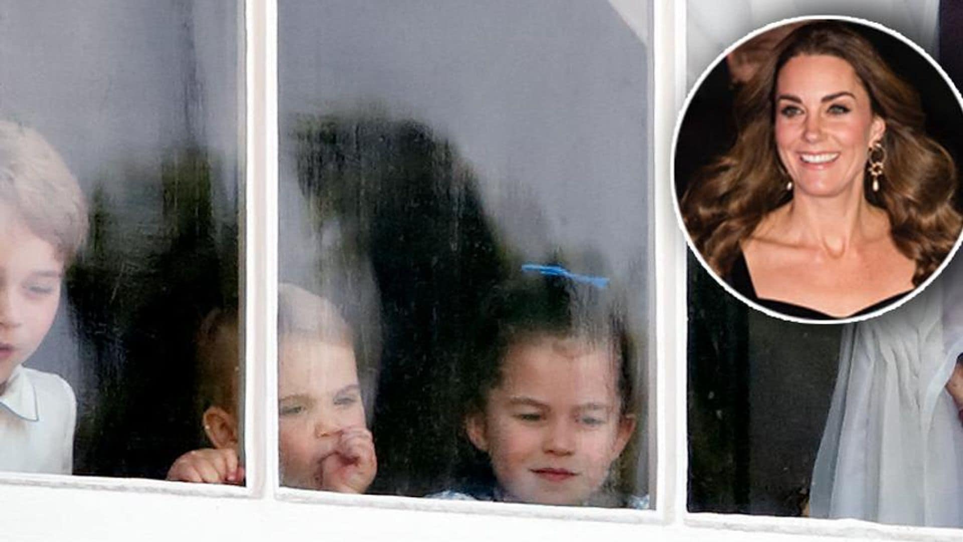 Prince George, Princess Charlotte and Prince Louis wanted to join their mom and dad