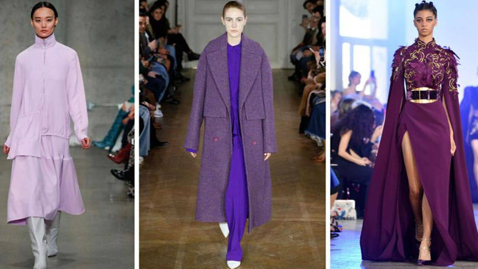 Purple for fall! Here is a look at this season's warmest (and trendiest) color