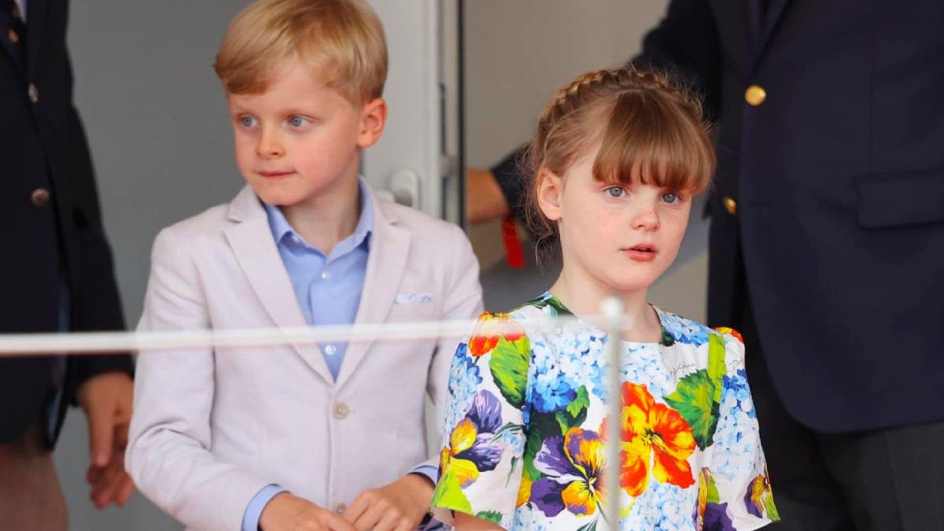 Prince Jacques and Princess Gabriella visit Norway with their parents