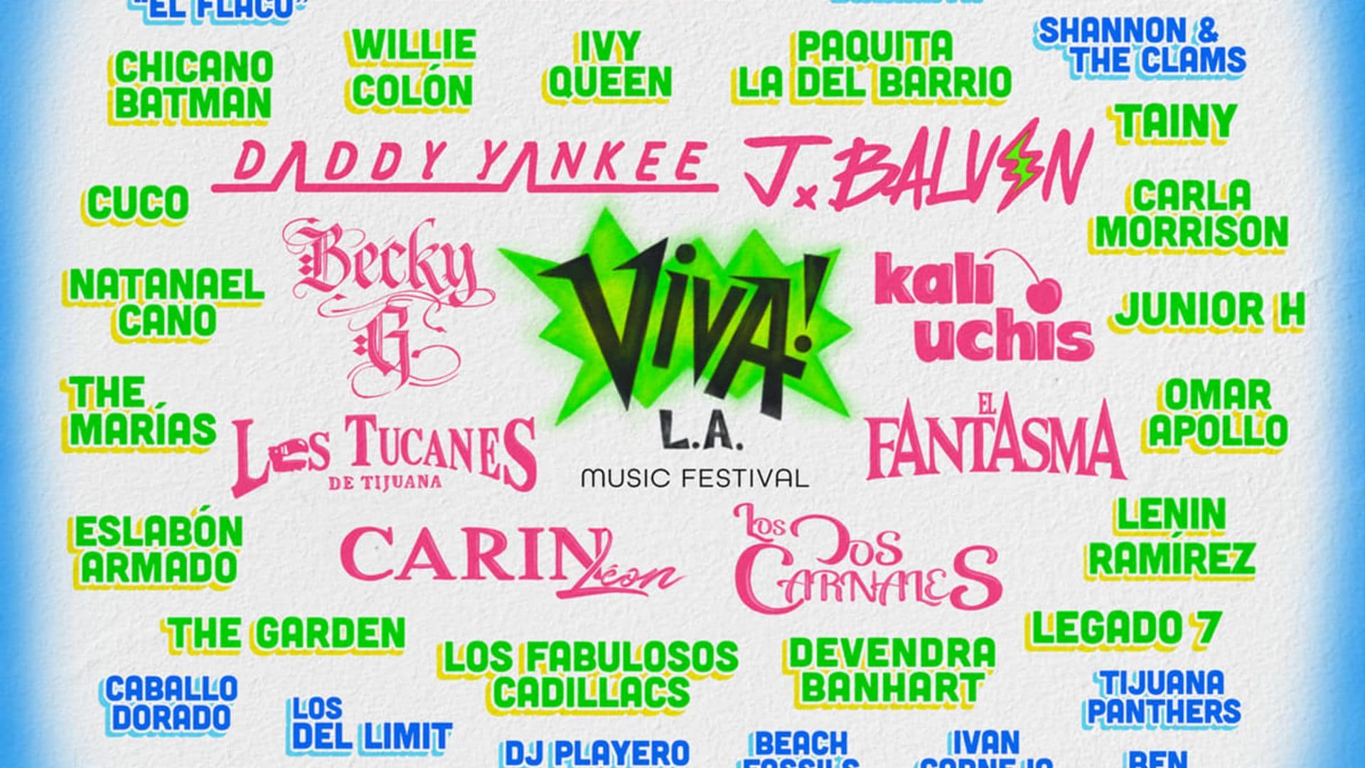 Viva! L.A. Music Festival announces Dodger Stadium lineup featuring Daddy Yankee, Becky G, J Balvin & more