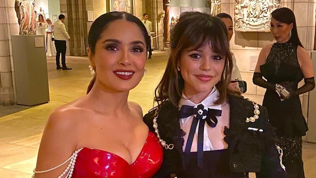 Salma Hayek y Jenna Ortega