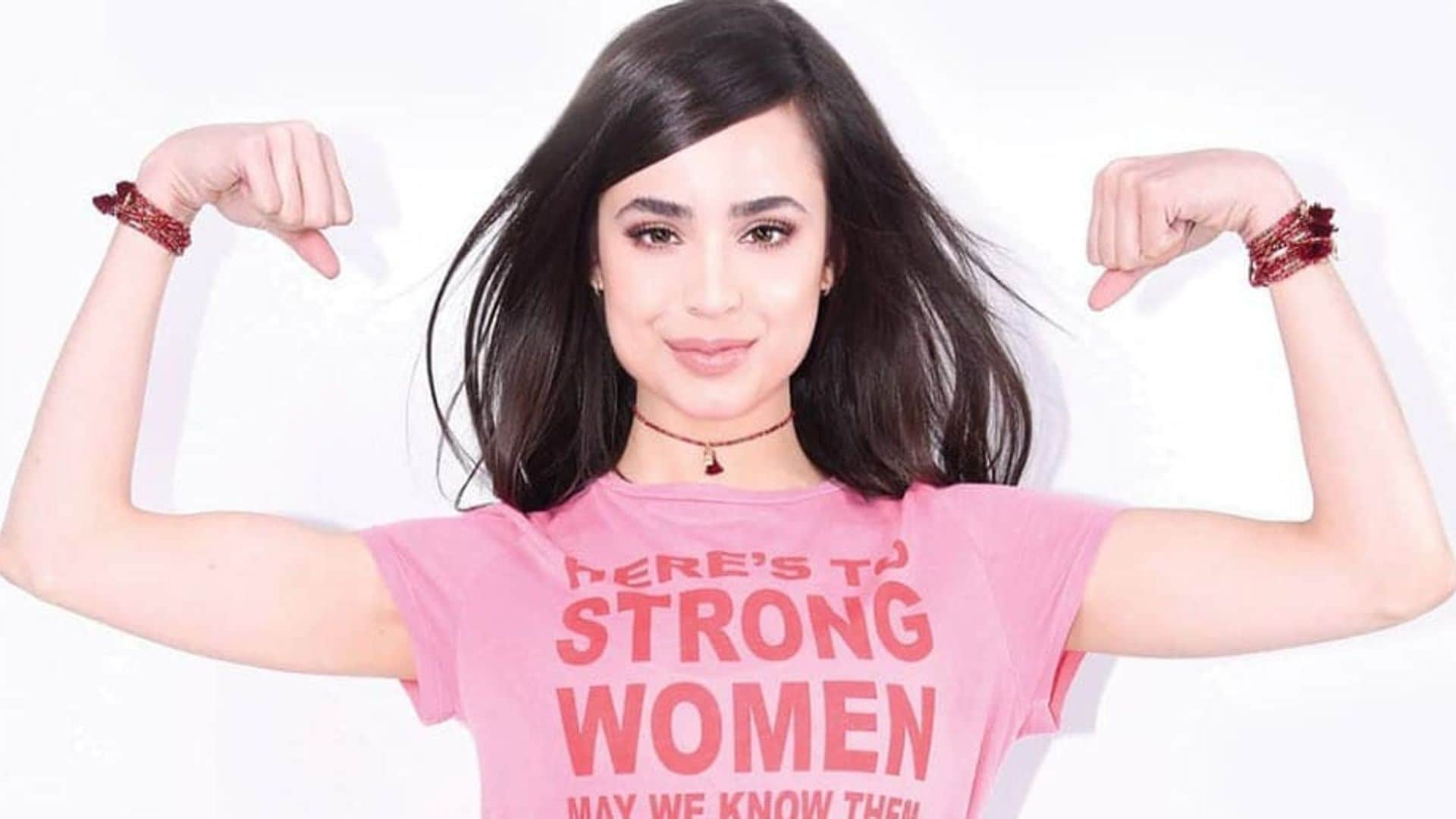 Sofia Carson's latest accessory comes with a special message