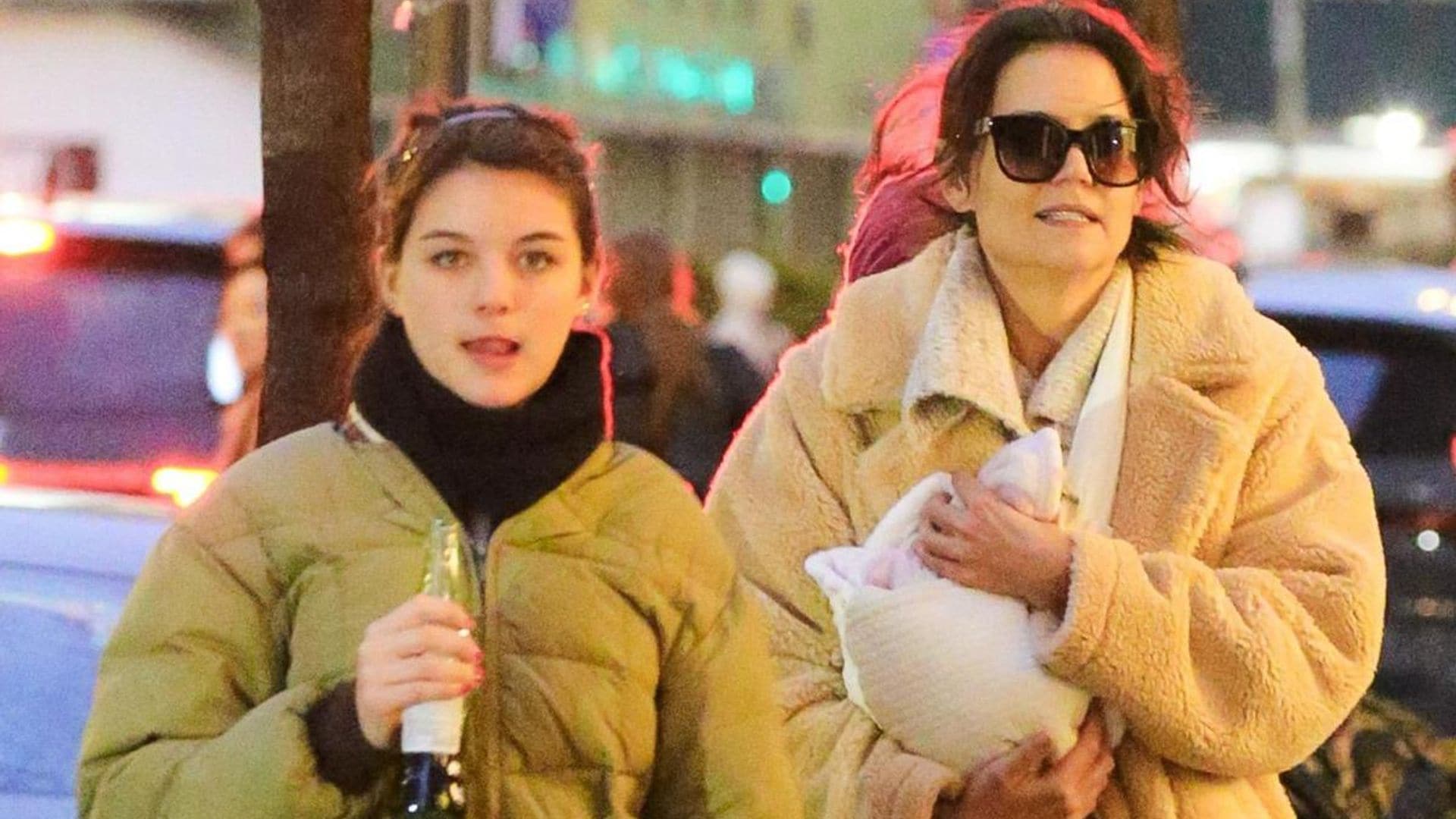 Suri Cruise and Katie Holmes