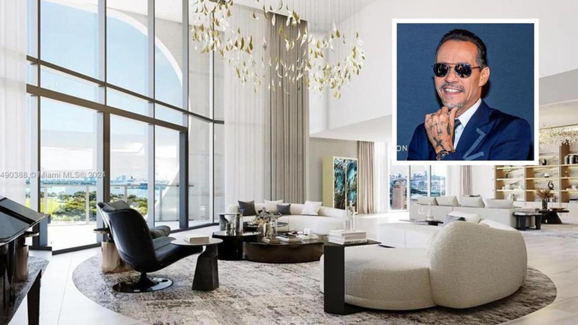 Marc Anthony’s Miami apartment is listed for sale at 11 million dollars
