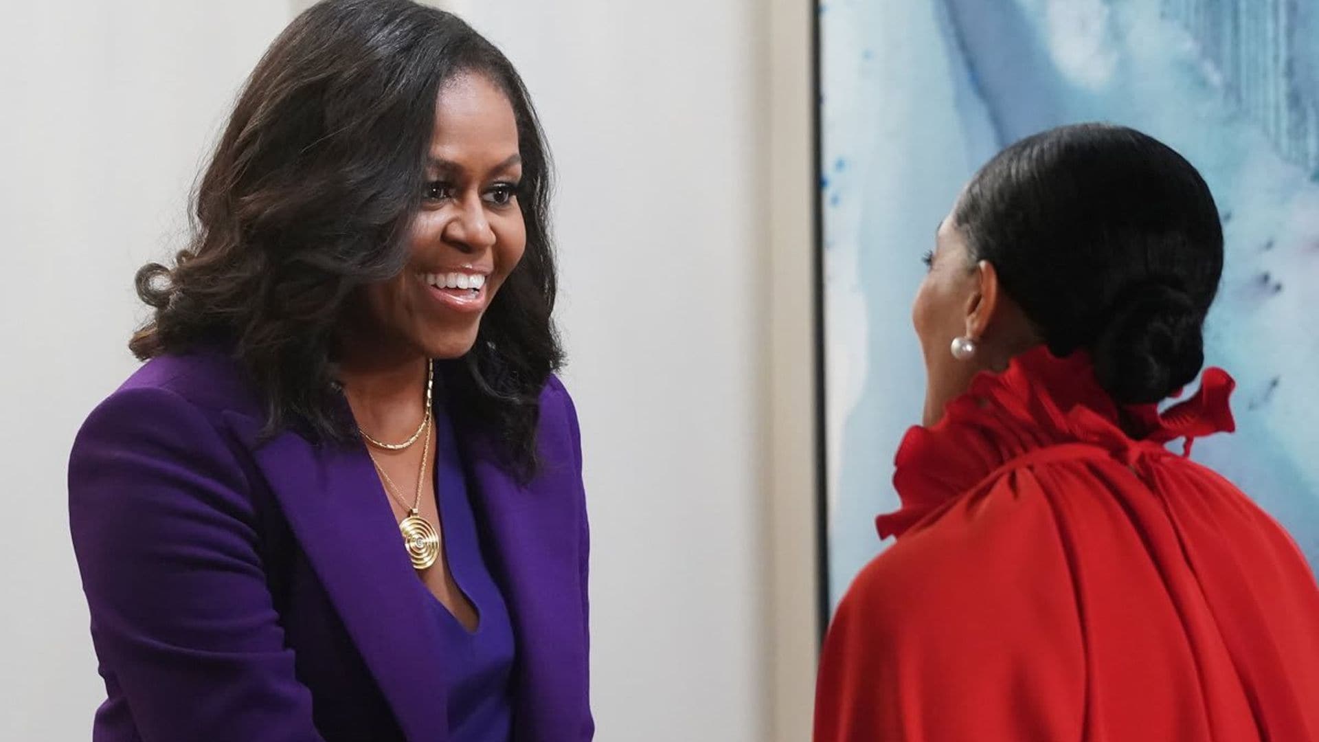 Michelle Obama is ready for the world to see her in front of the camera again on black-ish