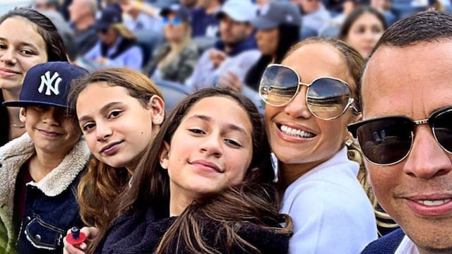 Jennifer Lopez and Alex Rodriguez family