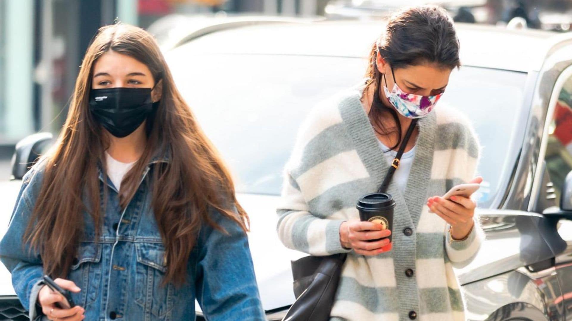 Katie Holmes and Suri Cruise headed to an arts and crafts store over the weekend: Pictures