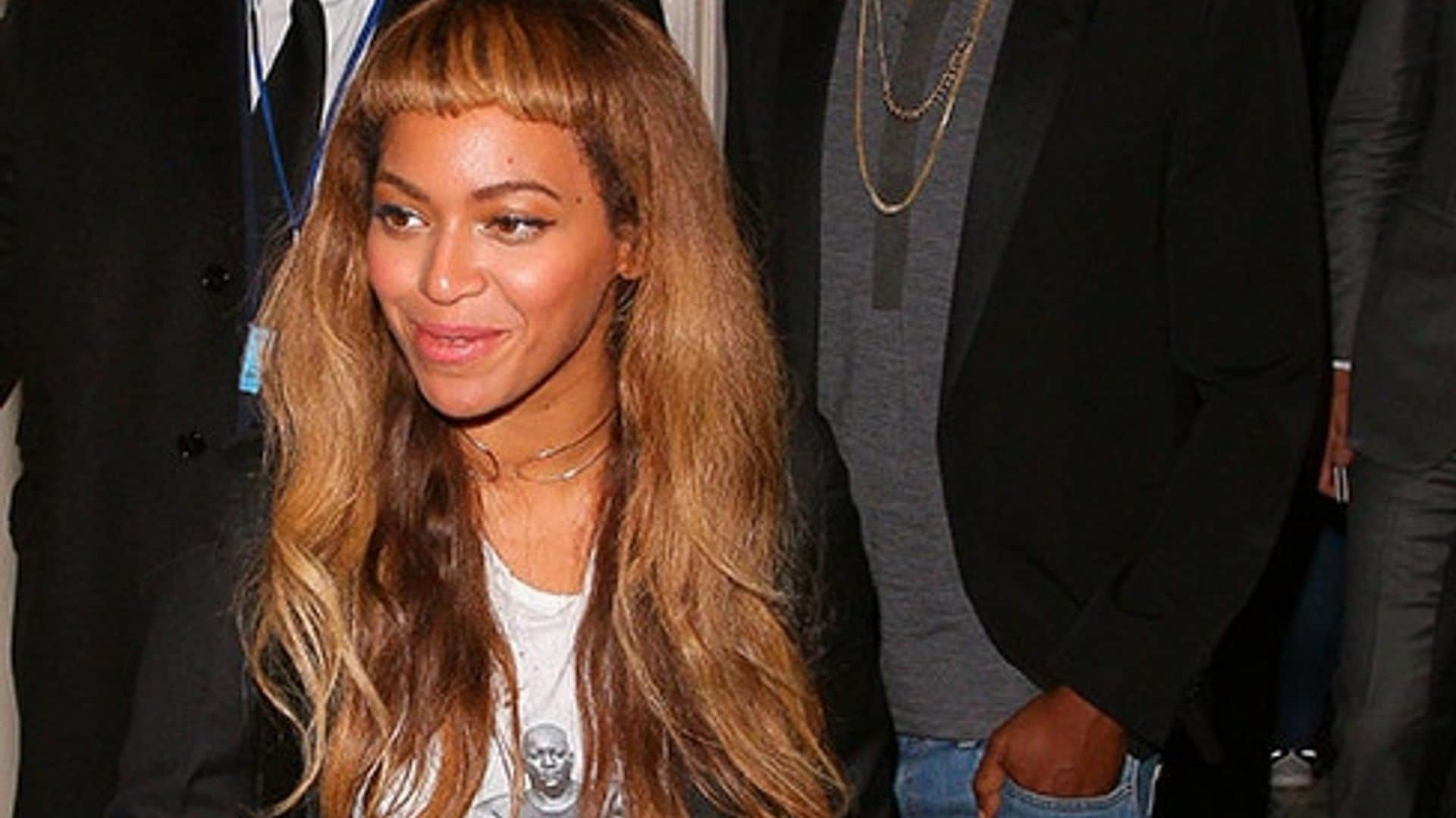 Beyoncé debuts new hairstyle — with bangs! — in London