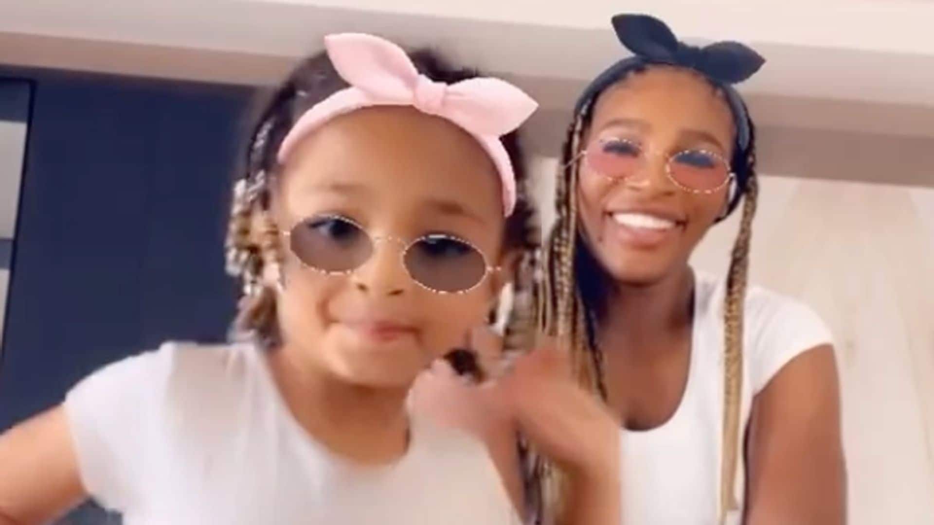Serena Williams and daughter Olympia’s matching PJs and more twinning looks