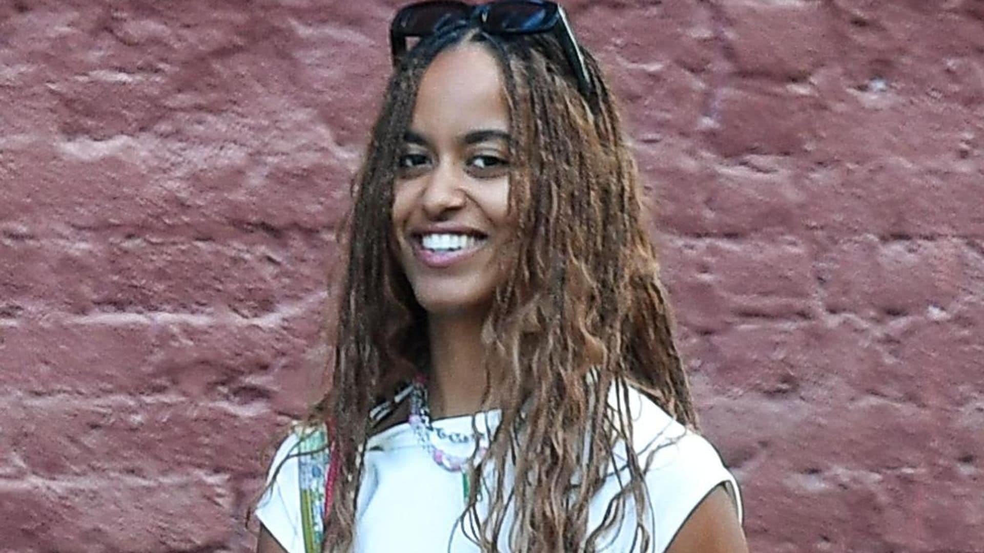 Malia Obama radiates joy while walking through NYC with a friend