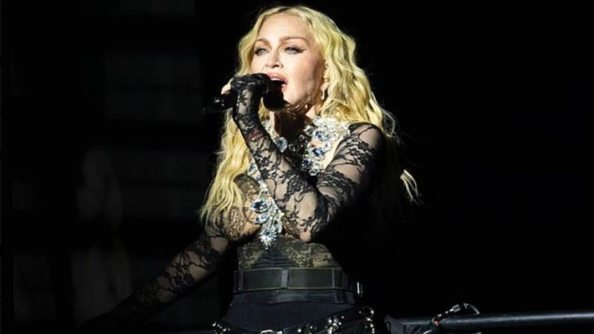 Madonna brings daughters Lourdes, Mercy, and Estere to the stage on Celebration Tour concert