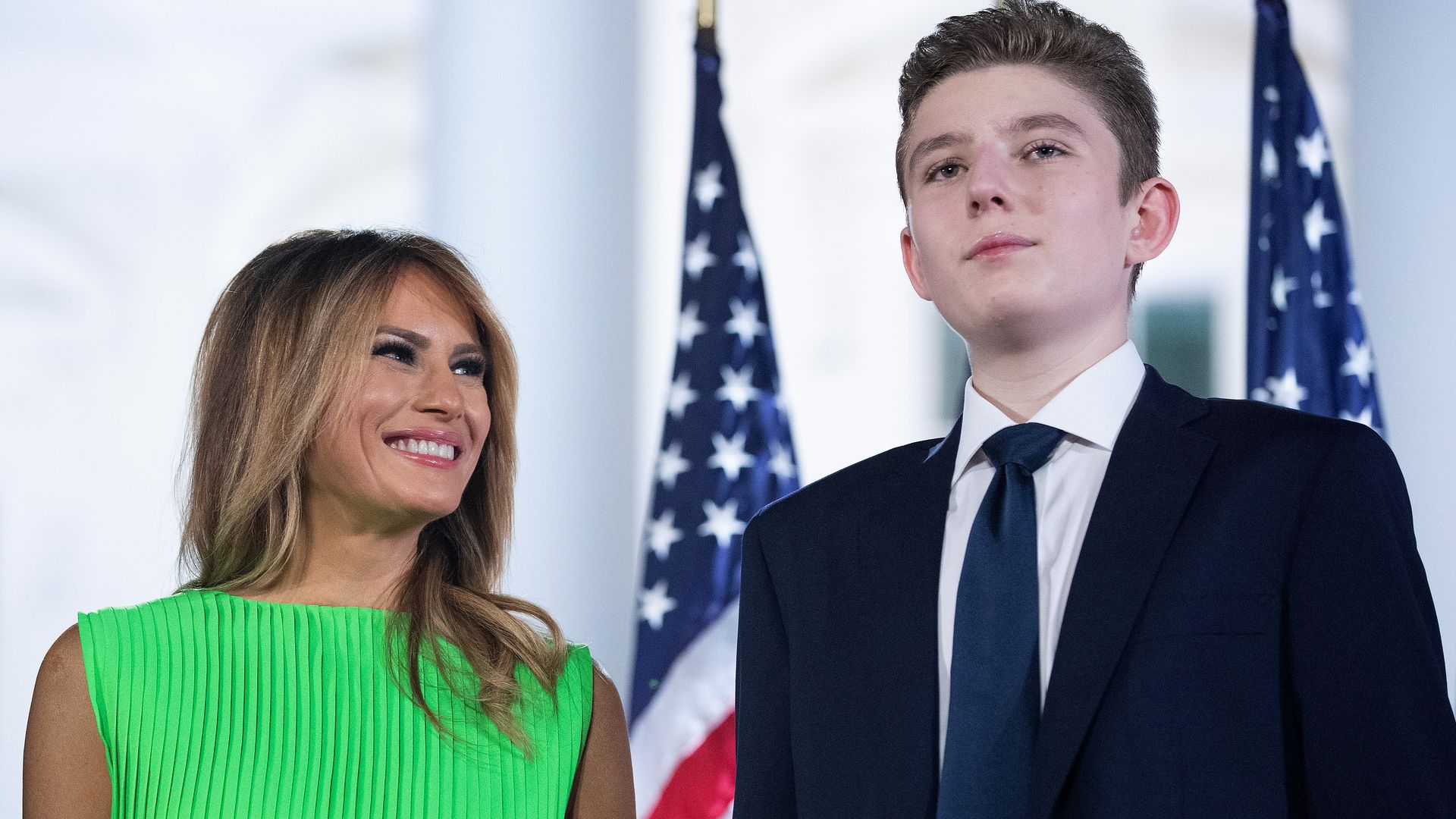 Melania Trump shares throwback photos of son Barron Trump