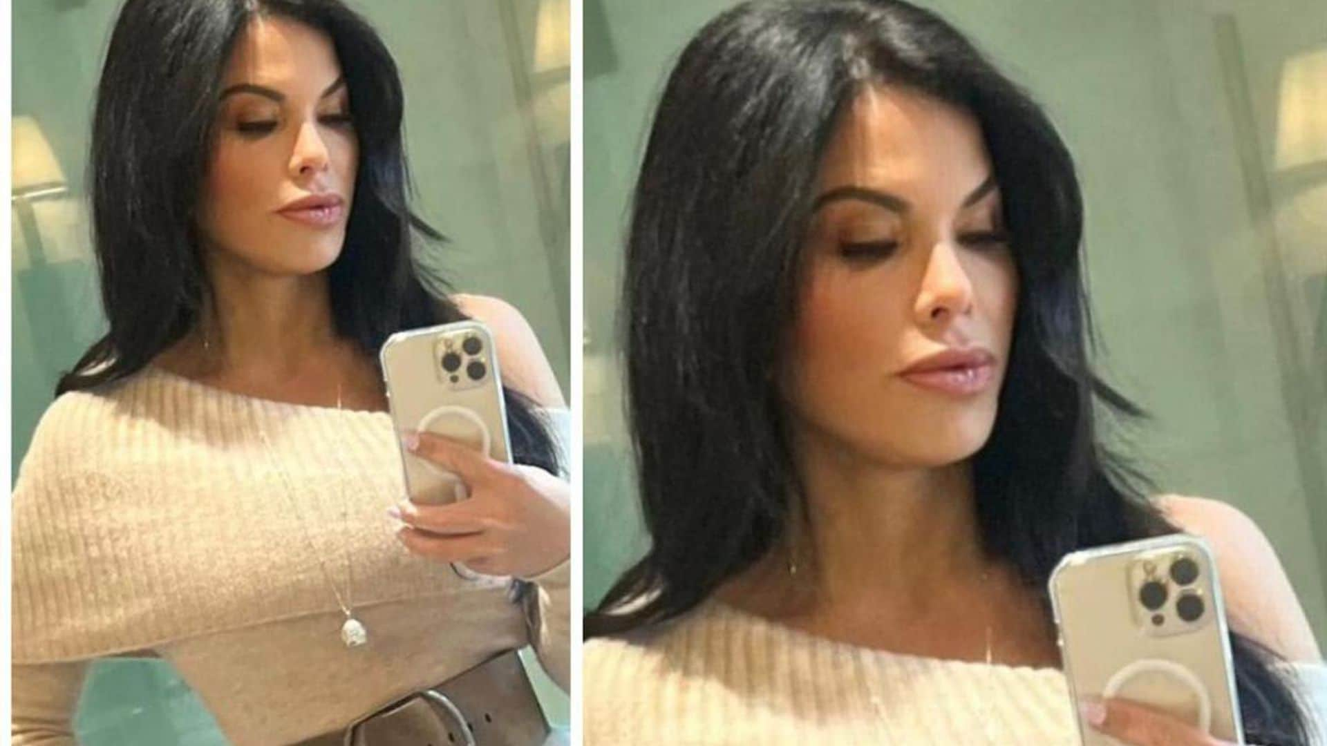 Jeff Bezos’ girlfriend Lauren Sanchez shows off her tiny waist on Instagram