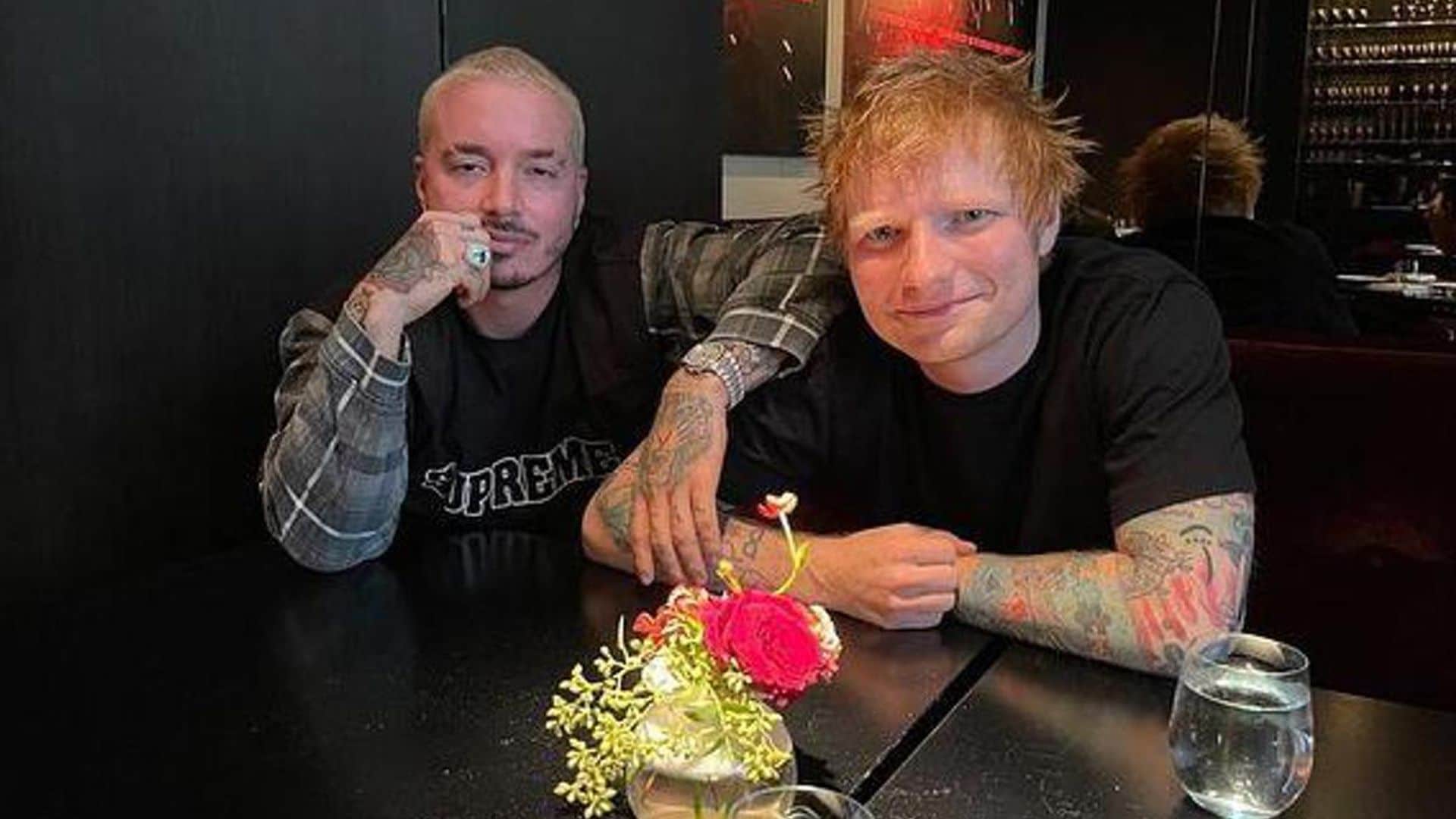 Ed Sheeran and J Balvin are dropping two songs together after meeting at the gym