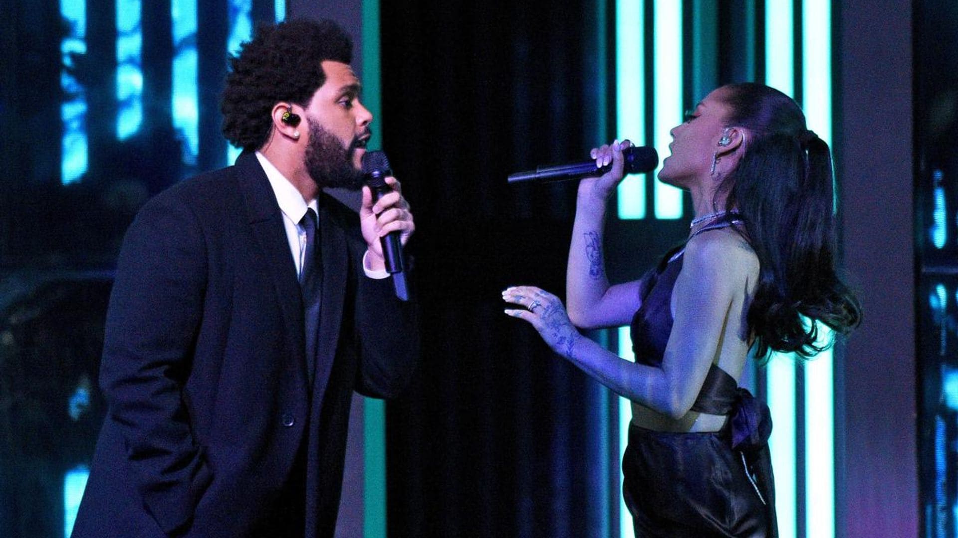 Ariana Grande teases new remix with The Weeknd