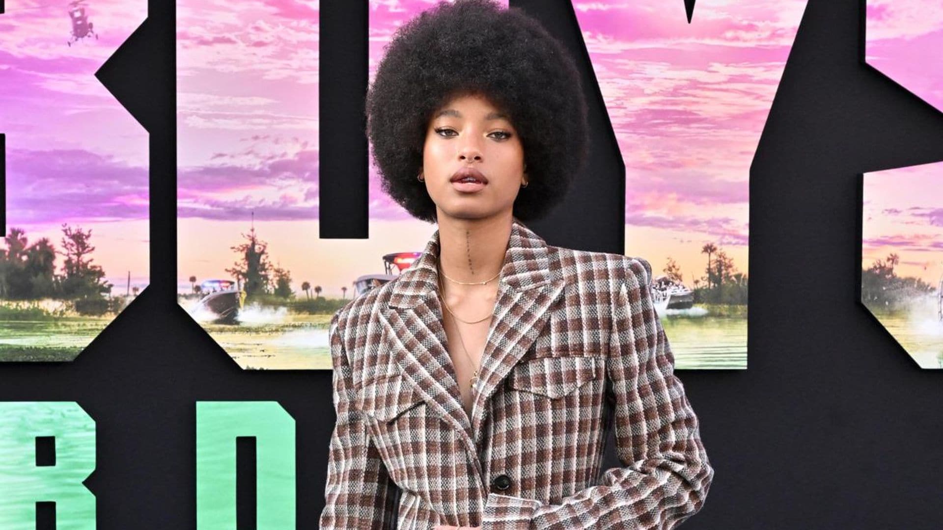 Willow Smith stuns in matching coat and pants at ‘Bad Boys: Ride or Die’ premiere