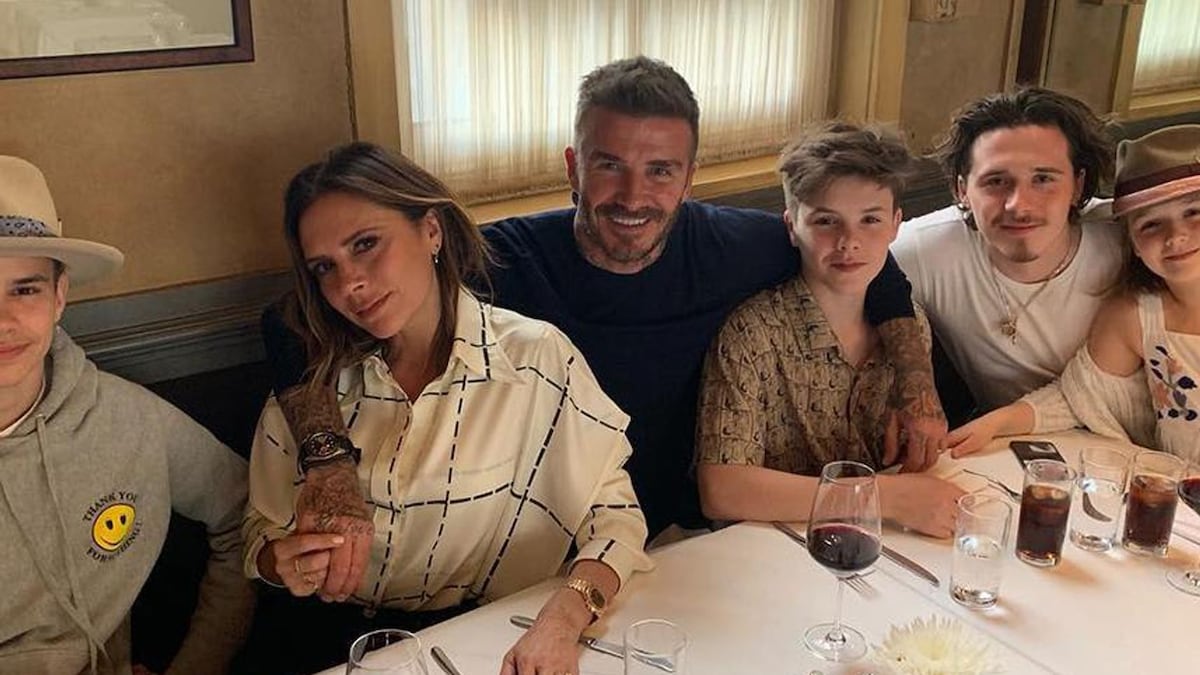 David Beckham talks family values