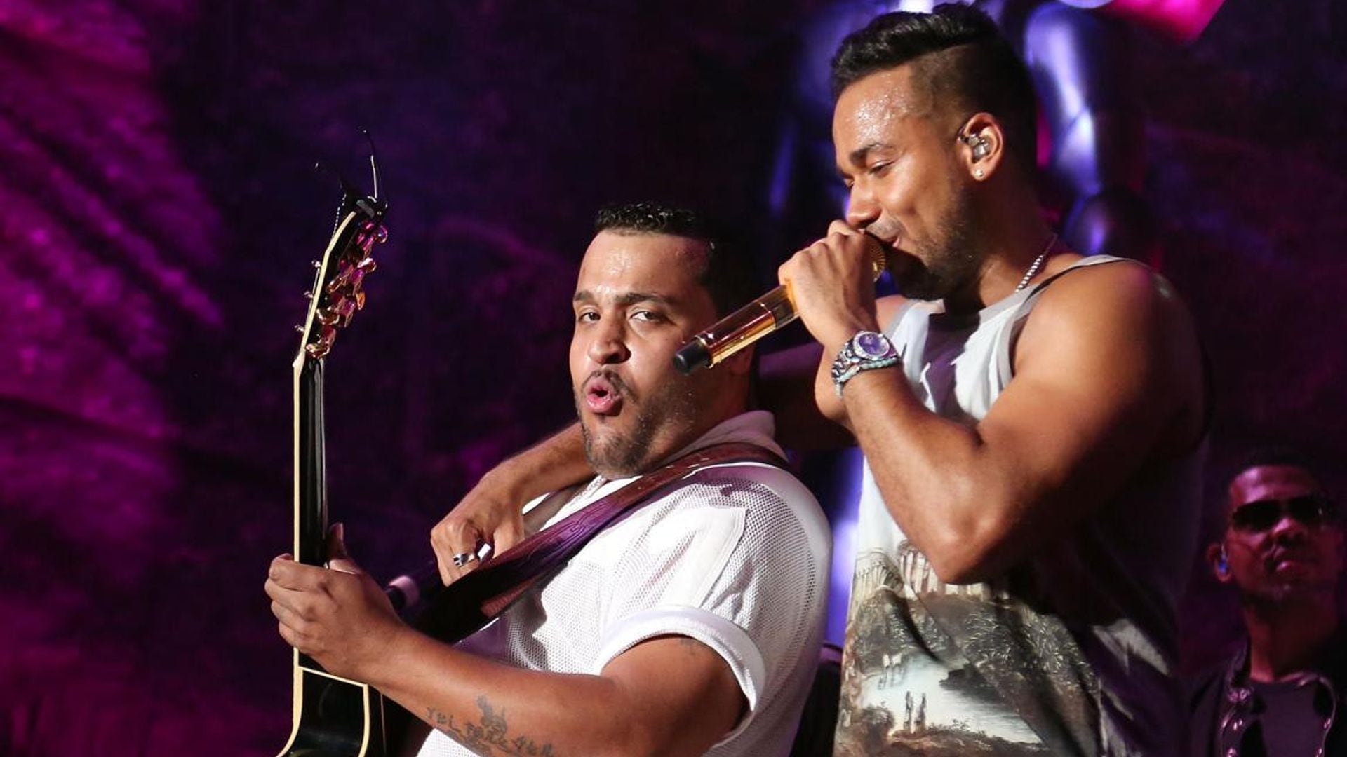 Lenny Santos and Romeo Santos of Aventura