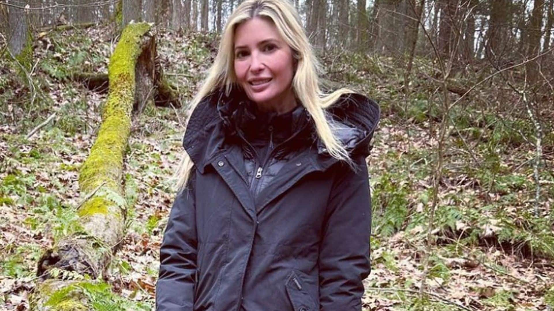 Ivanka Trump enjoys hiking adventure in makeup free look with husband Jared Kushner