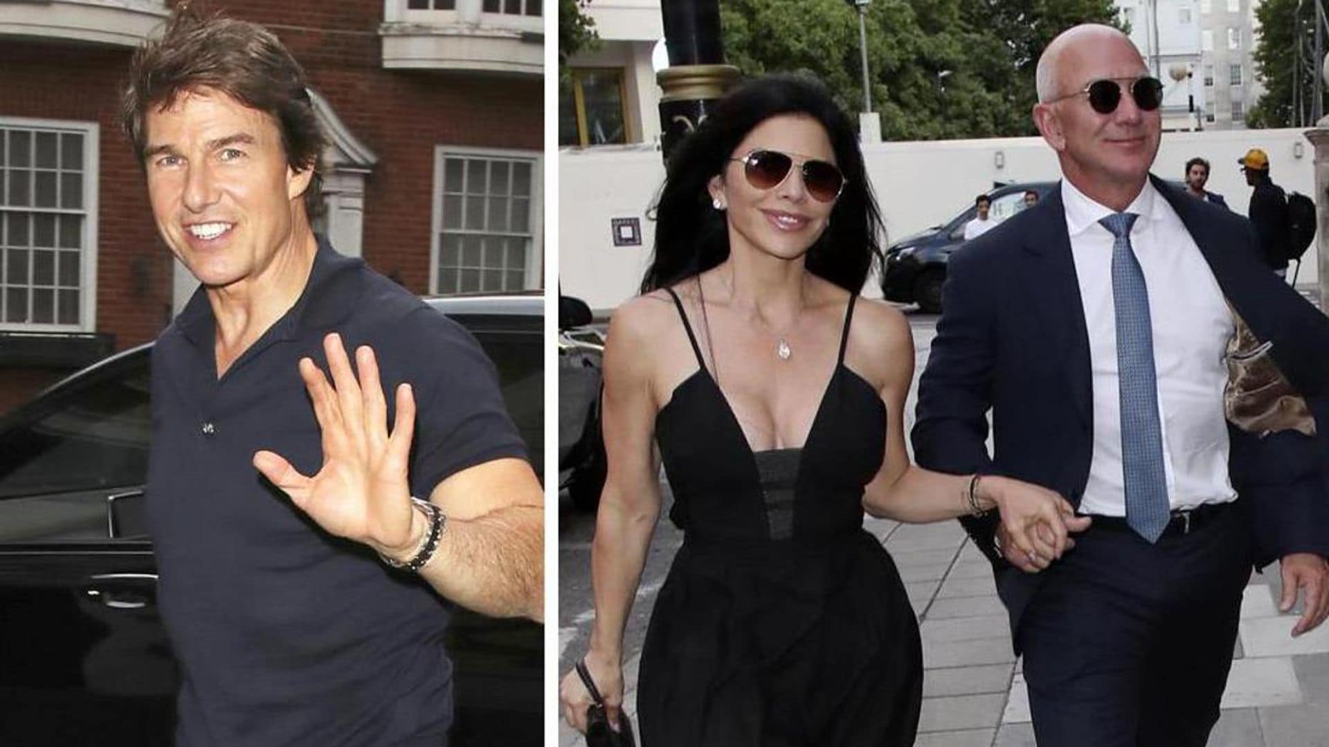 Tom Cruise, Jeff Bezos, and Lauren Sanchez enjoy an exclusive dinner in London