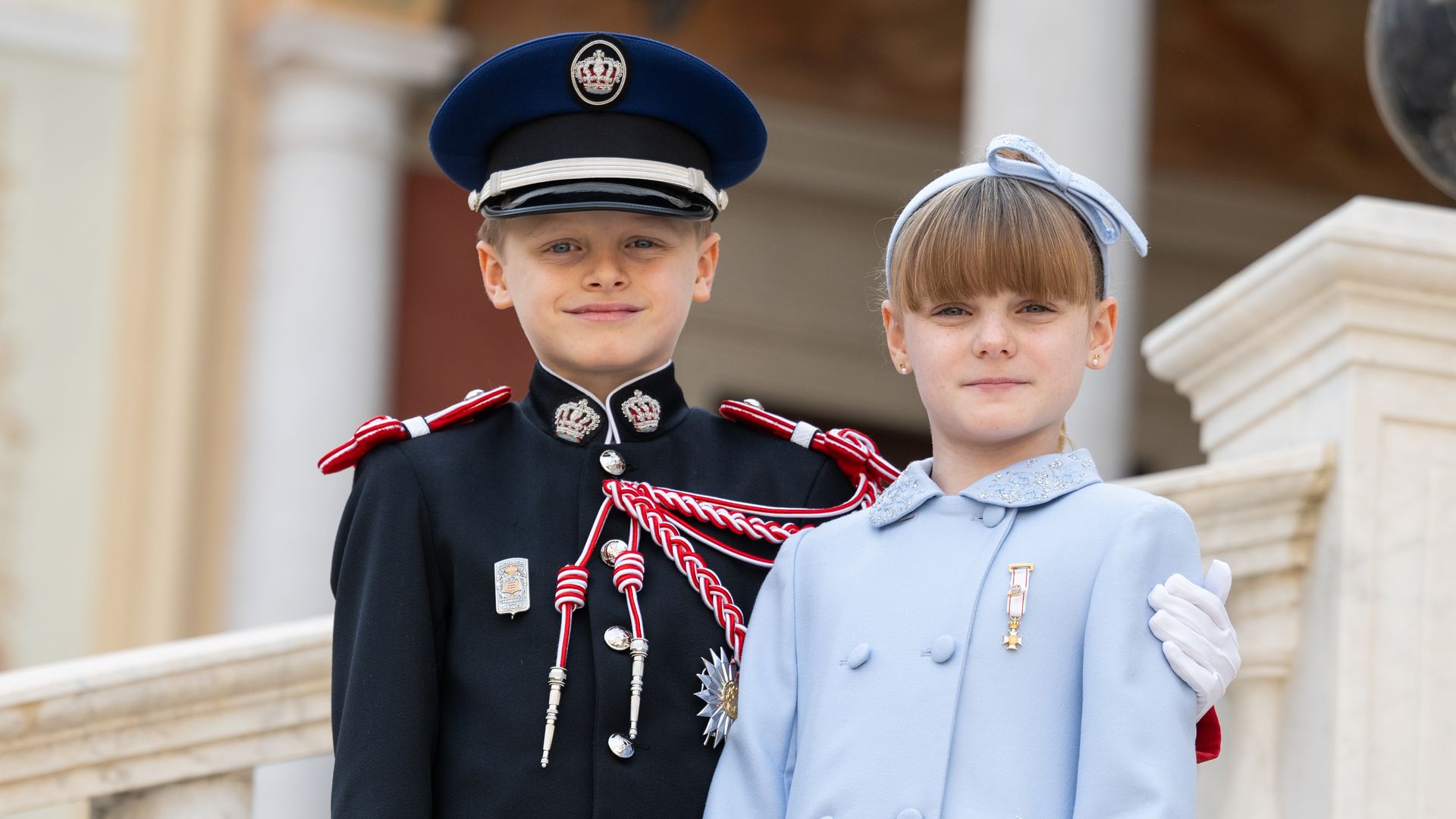 Princess Charlene and Prince Albert's twins' sweet sibling bond on display in new portraits