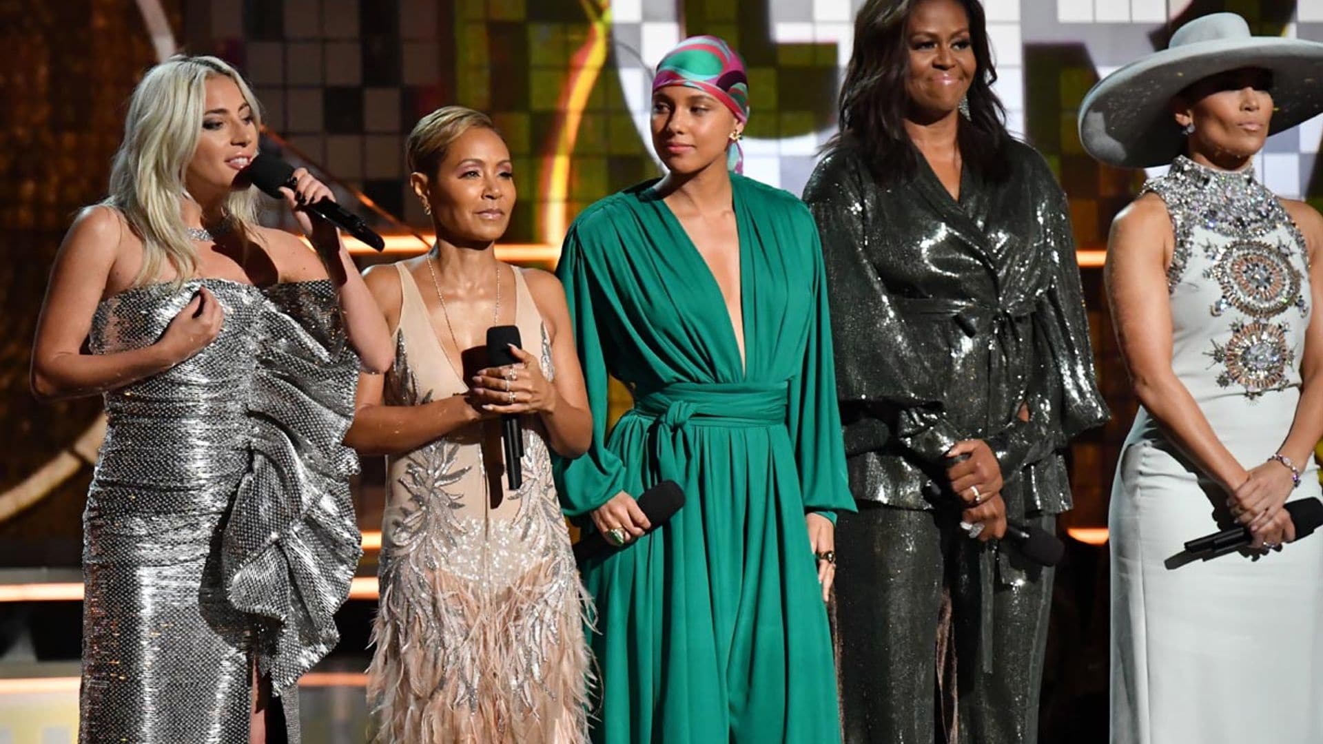 Michelle Obama makes a surprise appearance at the Grammys!