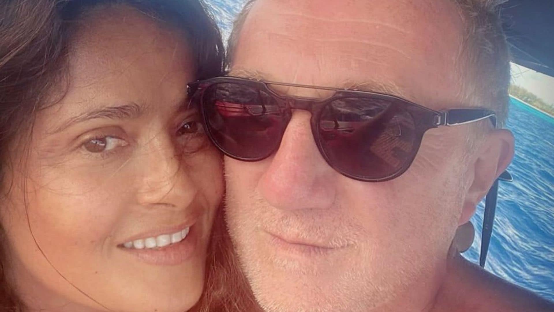 Salma Hayek says she is so proud of hubby François-Henri Pinault after Kering bans fur across all its brands