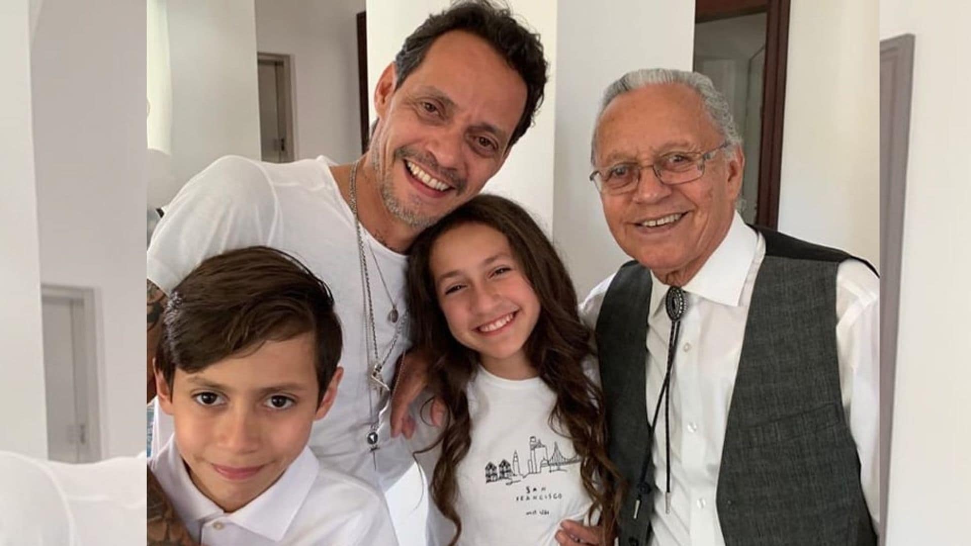 Marc Anthony shares beautiful family photo for his dad’s birthday