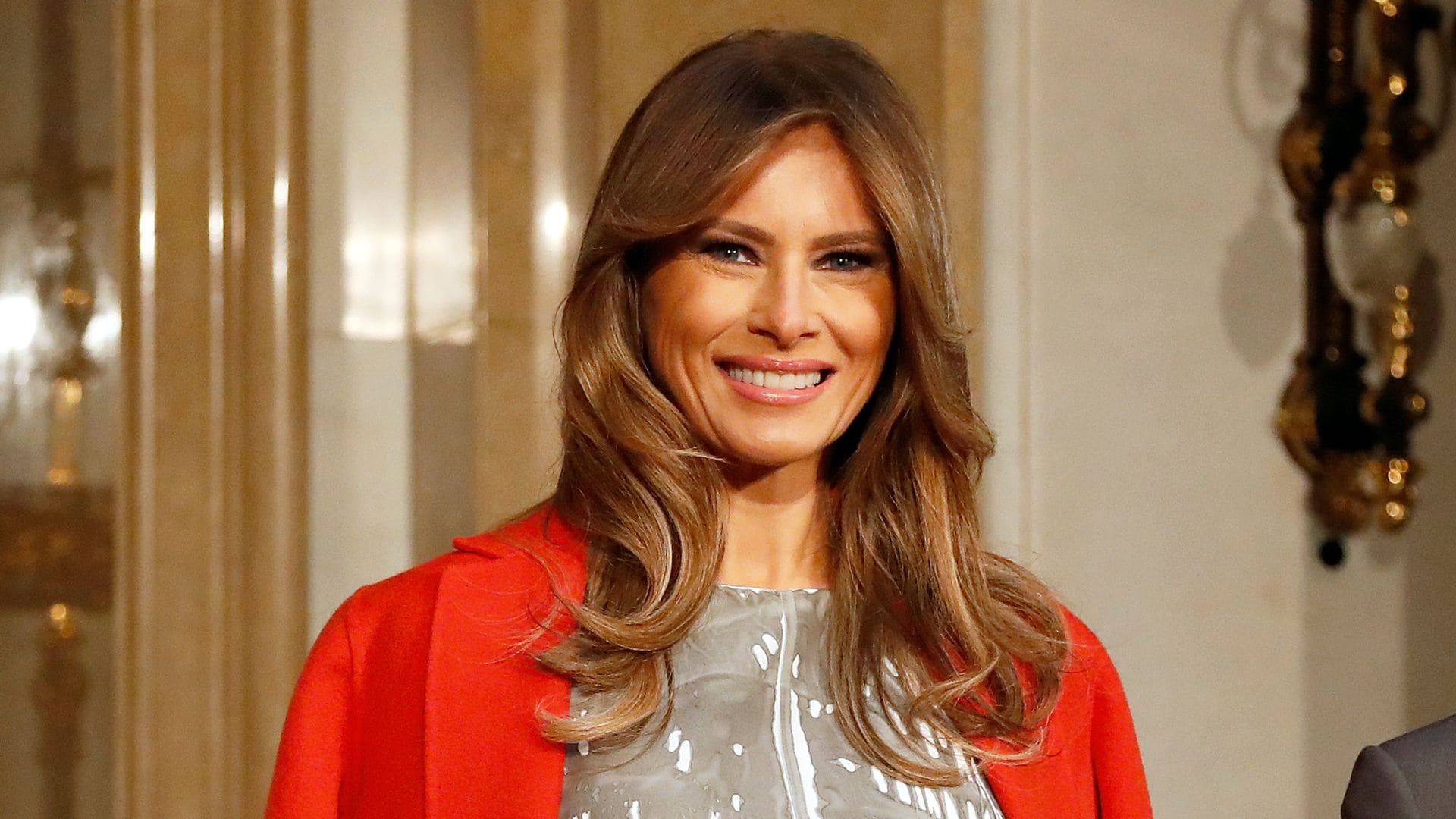 Melania Trump's First Lady outfits: Her latest gray ensemble at the New York Stock Exchange