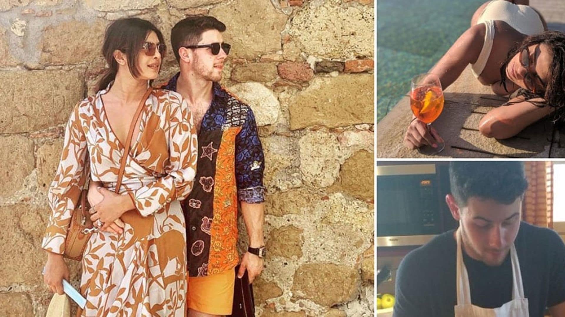 Nick Jonas is a full-time husband and part-time photographer during vacay with Priyanka Chopra