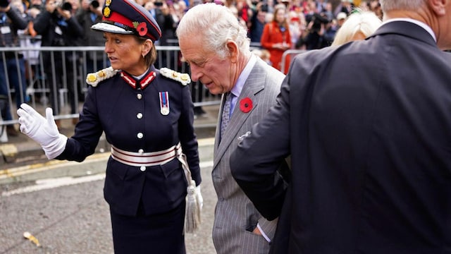 Eggs thrown at British royal