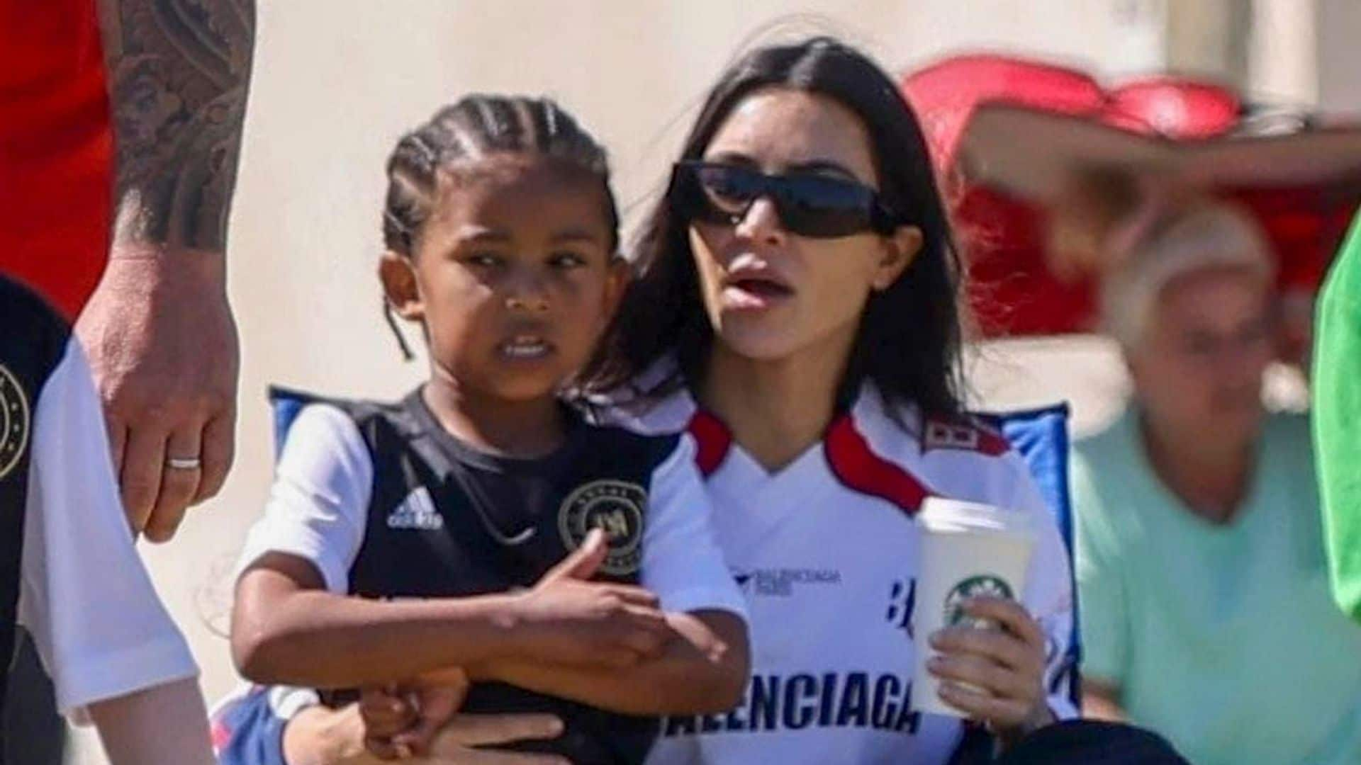 Kim Kardashian is a soccer mom!