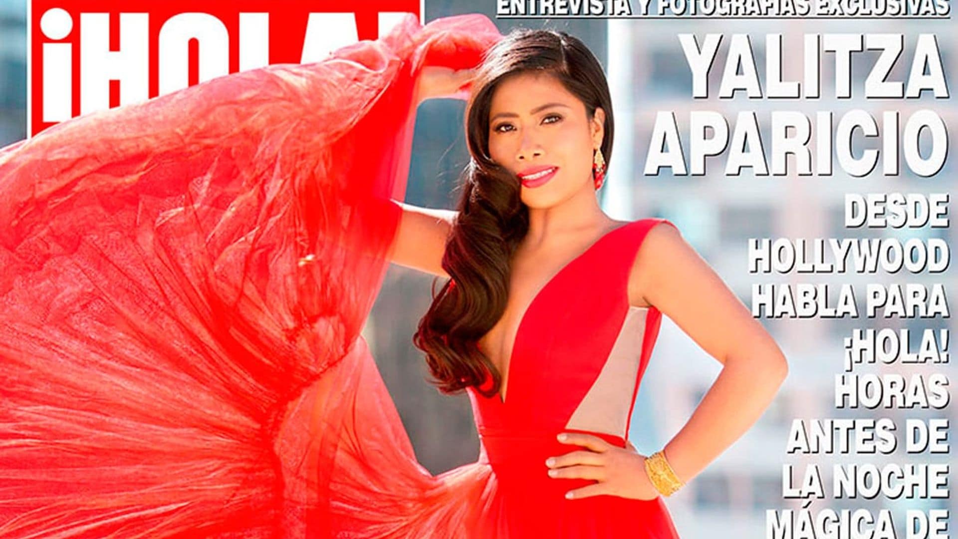 You've never seen Yalitzia Aparicio like this! She channels Oscar glam on HOLA MX cover