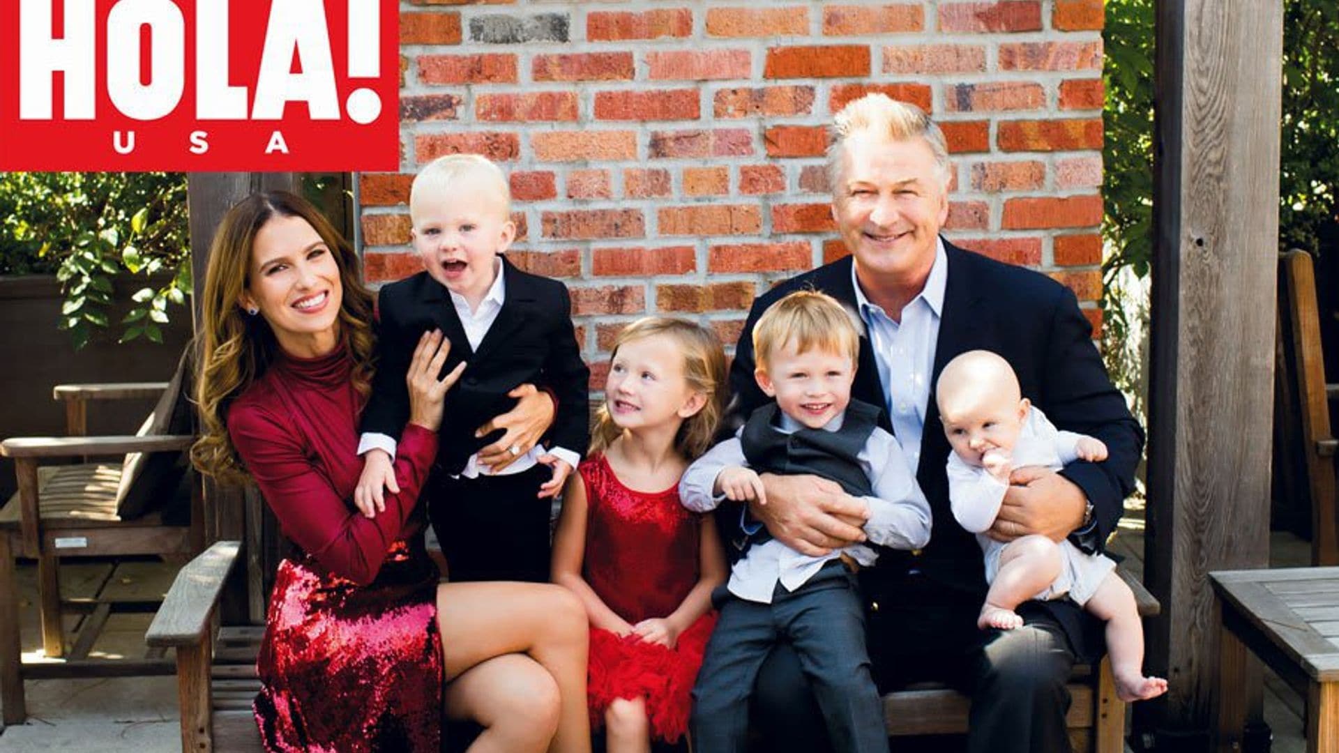 Exclusive first look at Alec and Hilaria Baldwin’s adorable first photoshoot as a family-of-six!