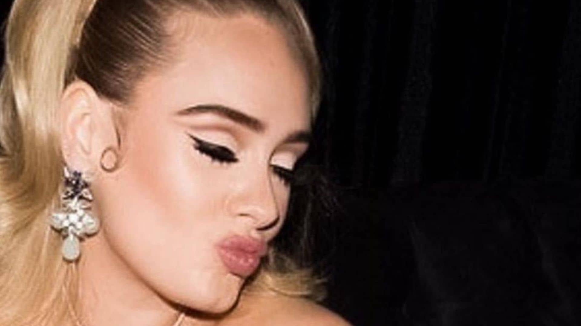 Adele shows off transformation in glam photo posted by her BFF during Las Vegas sleepover