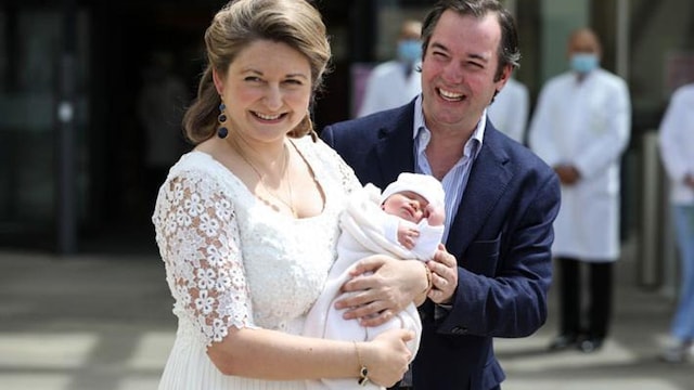 Princess Stephanie steps out for first post-baby engagement