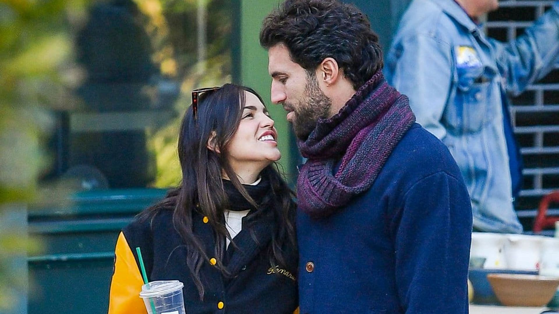 Eiza González and boyfriend Paul Rabil go on a chilly stroll through NYC