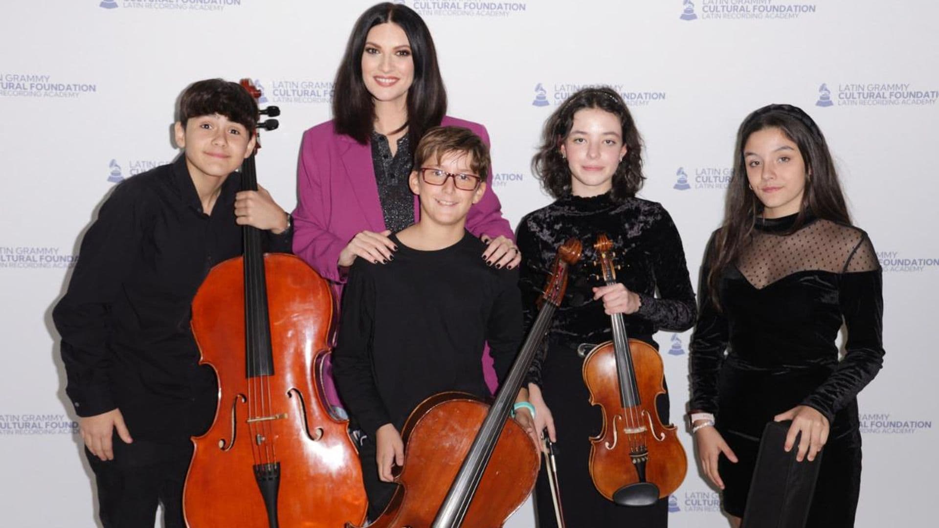 Laura Pausini and the Latin Grammy Cultural Foundation teamed up to inspire future generations of musicians