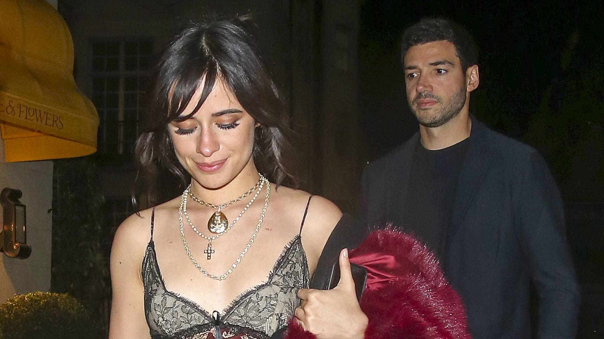 Camila Cabello wore lace minidress in romantic outing with boyfriend Henry Chalhoub