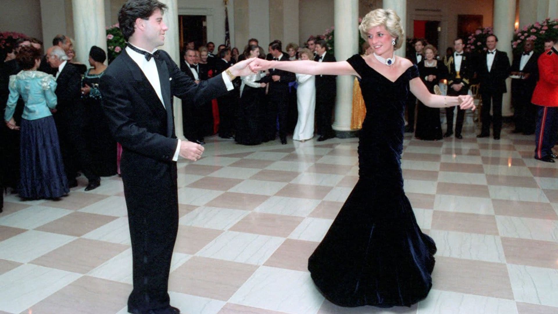 The famous ‘Travolta’ dress Princess Diana wore to dance with John Travolta comes out of quarantine