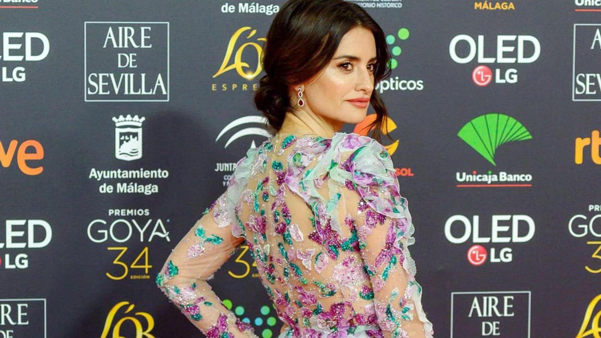 Penélope Cruz looked spring-ready at the Goya Awards in Spain