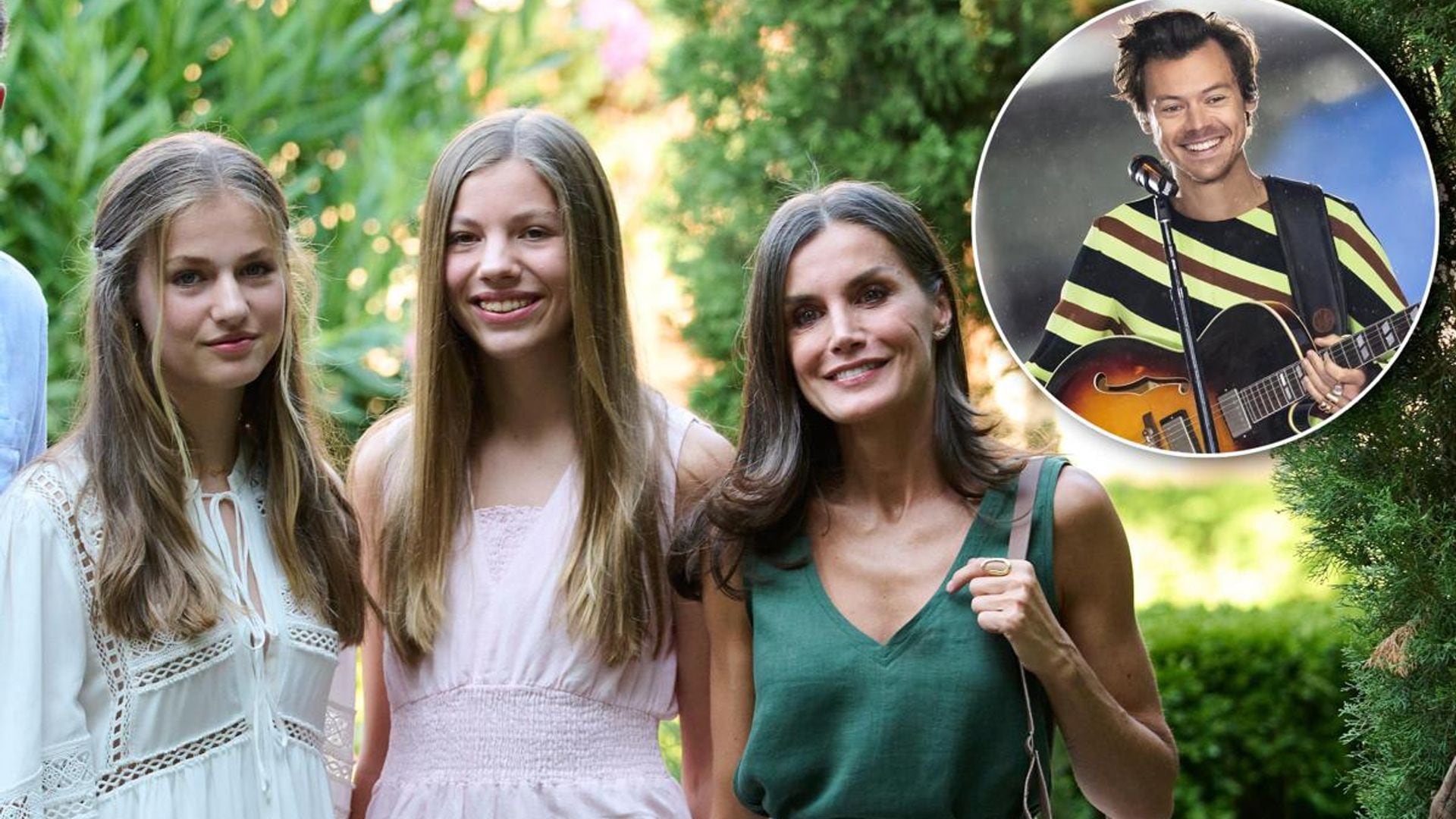 Queen Letizia attended a Harry Styles concert with her daughters: Report
