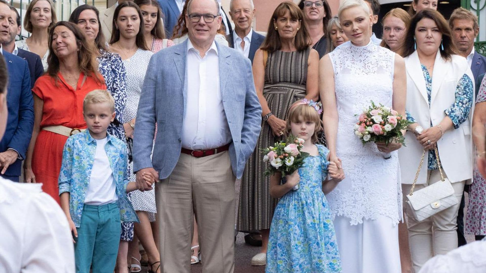 Princess Gabriella gave herself and her twin brother Prince Jacques haircuts