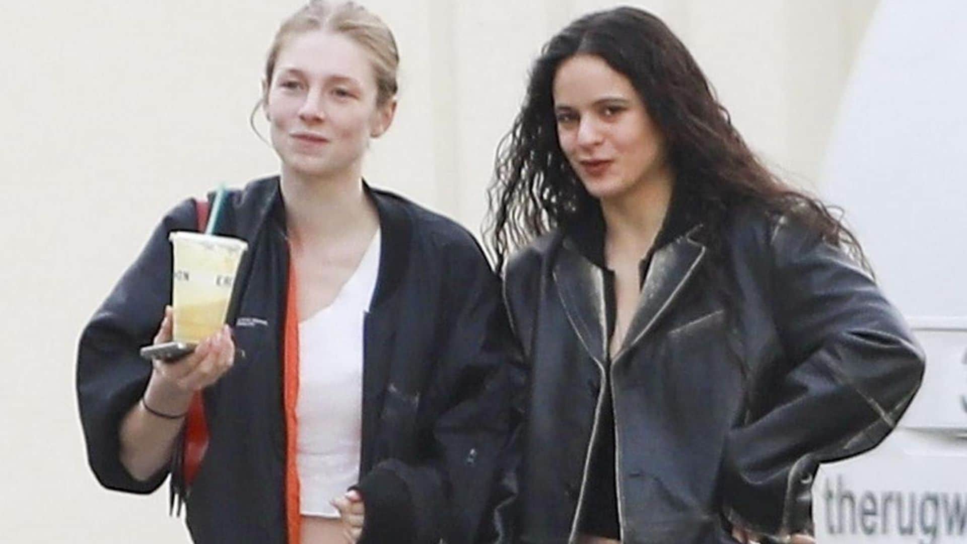 Rosalia reunites with Hunter Schafer after rumors about an alleged romance last year