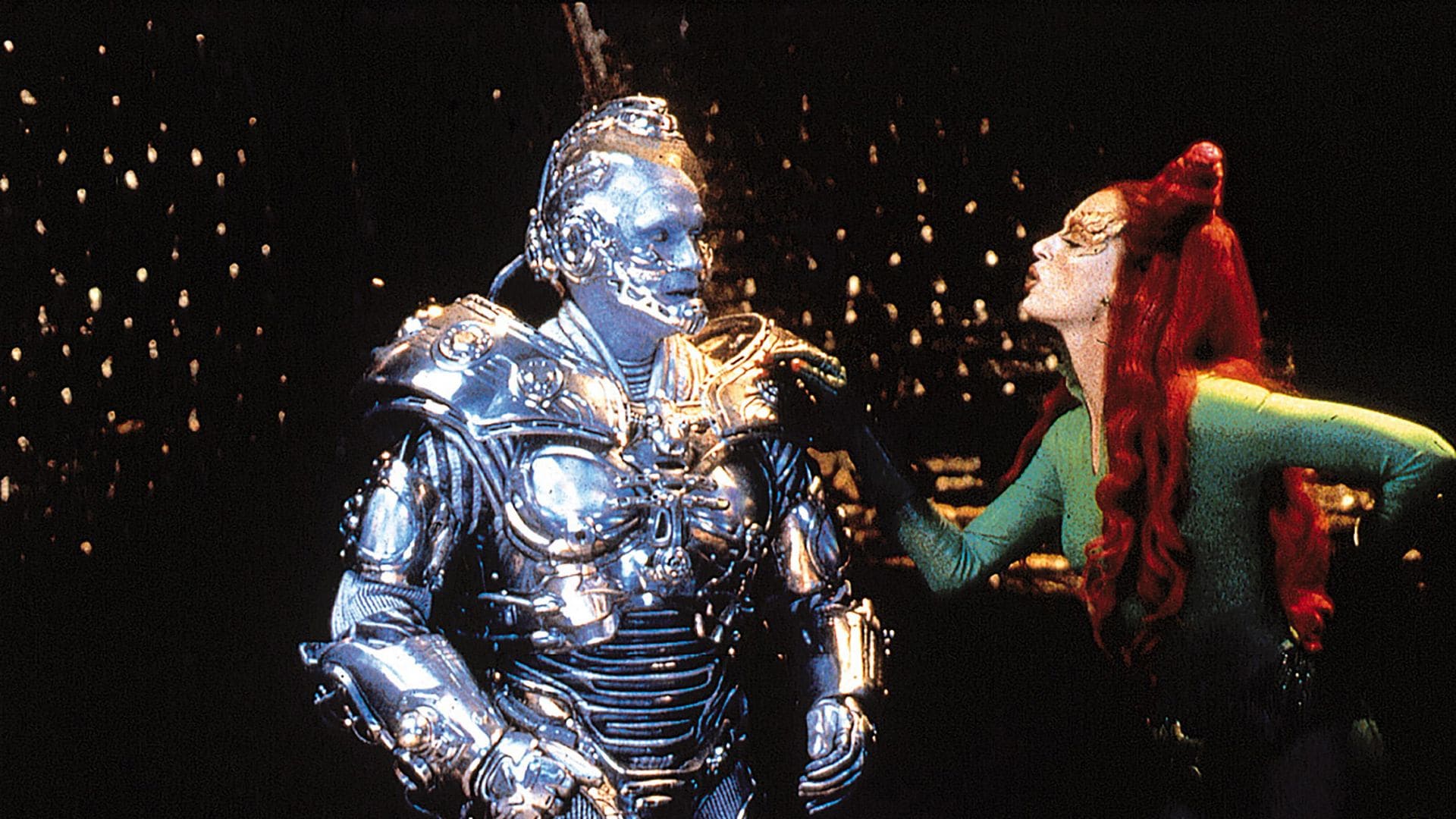 Arnold Schwarzenegger and Uma Thurman have a 'Batman' reunion