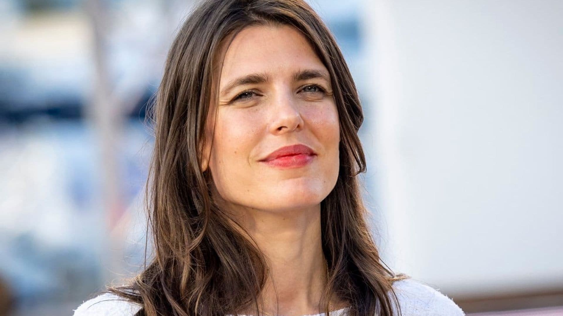 Charlotte Casiraghi's mother-in-law and sister Princess Alexandra hit fashion show in Paris