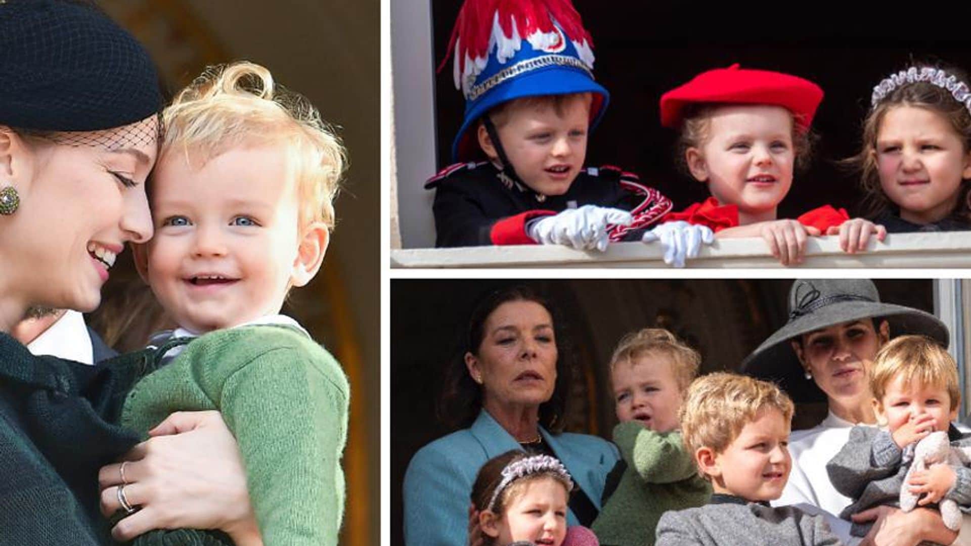 The Casiraghi kids and Princess Charlene's twins steal the show on Monaco's National Day