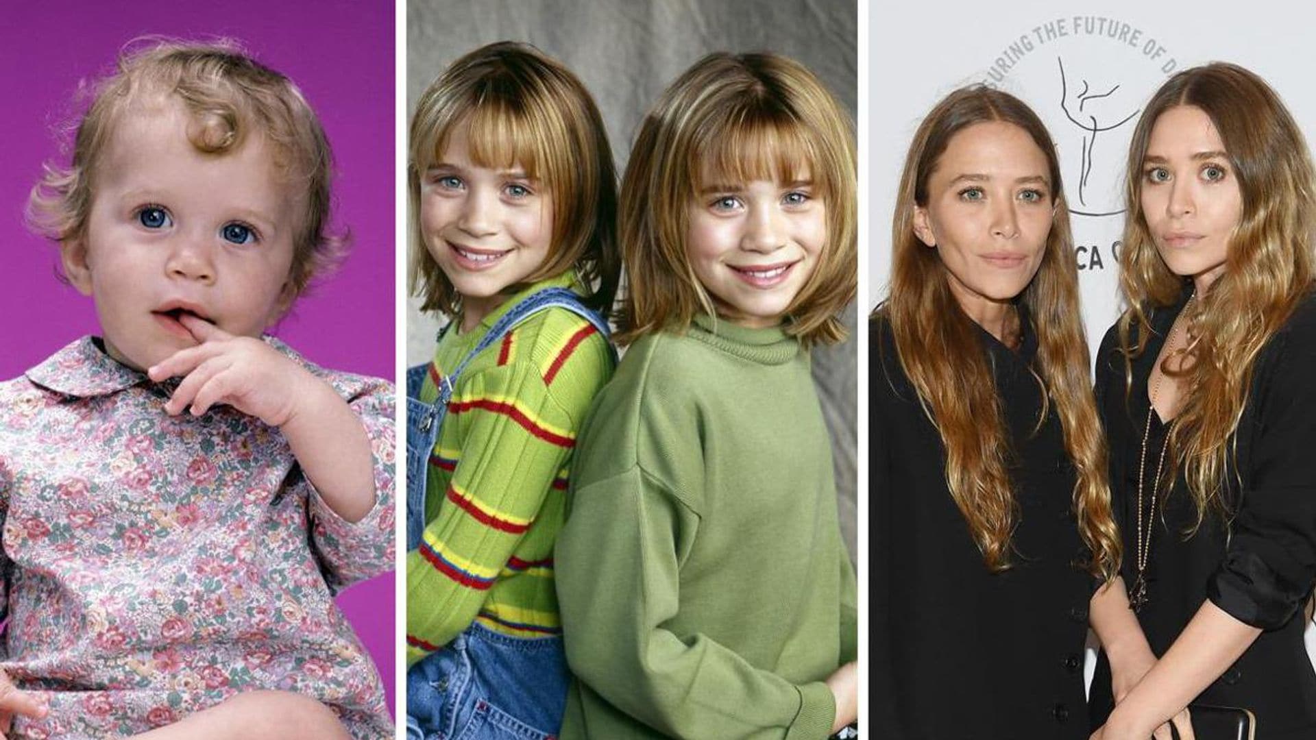 Mary-Kate and Ashley Olsen are 36! See them grow up in pictures