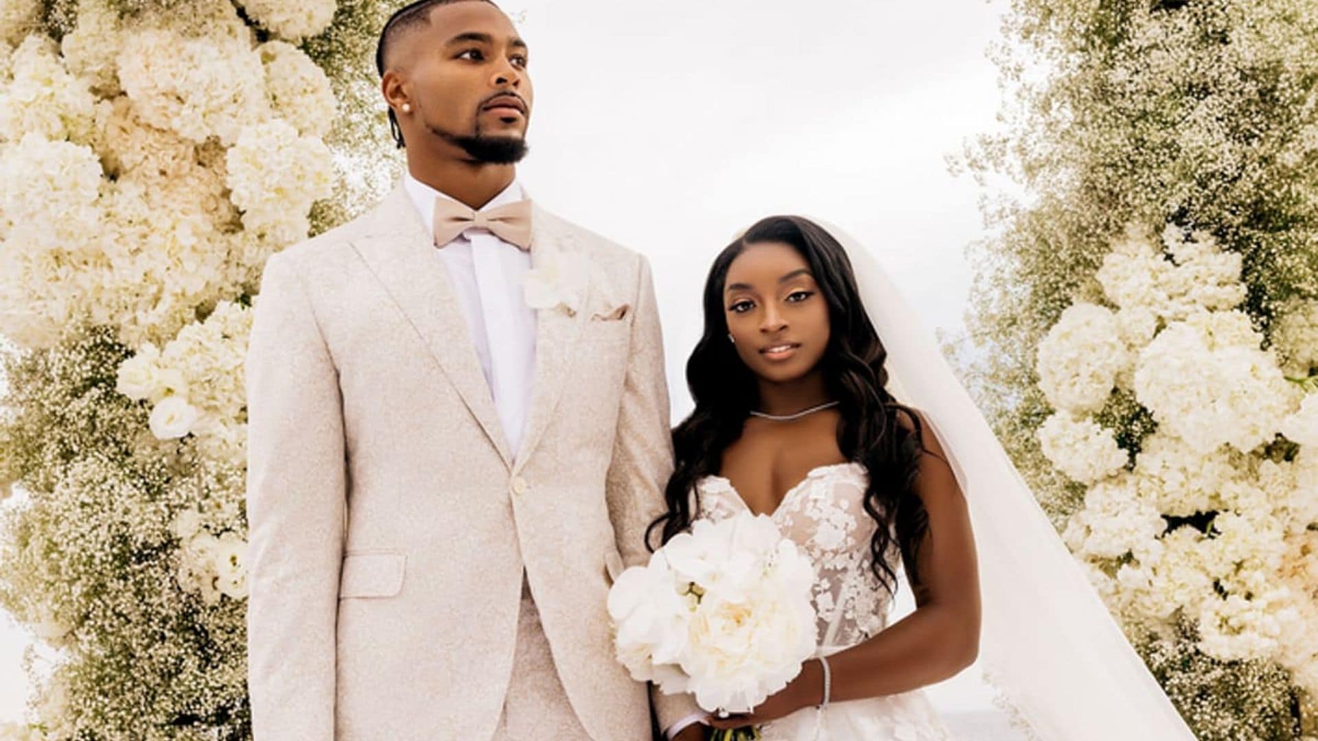 Check out Simone Biles’ stunning wedding gown sketches