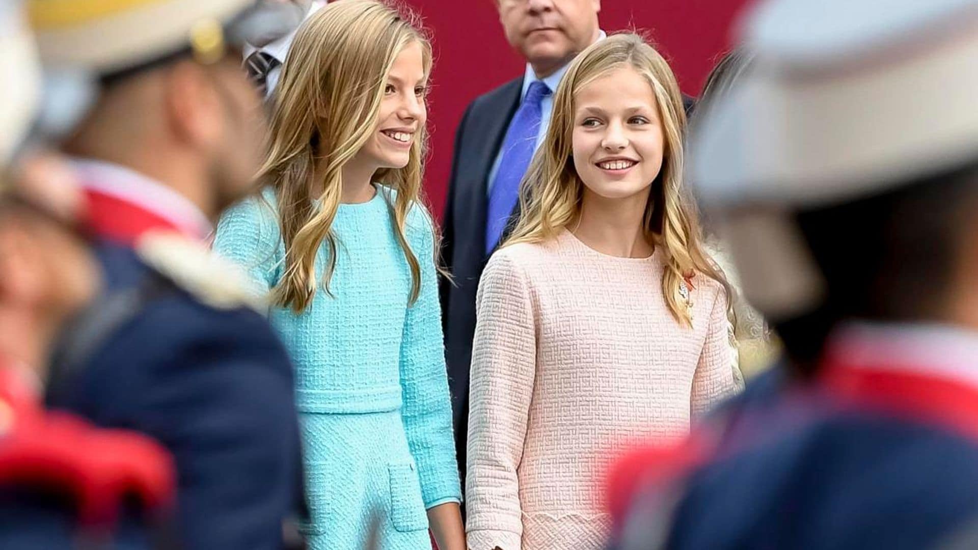 Spanish Royals Attend The National Day Military Parade